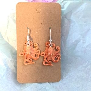 Octopus earrings
